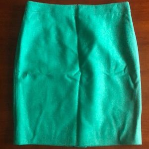 J. Crew Factory NWT The Pencil Skirt Teal Green 10